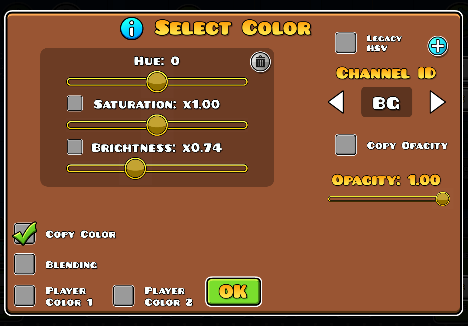 Layering Color Channel Brightness